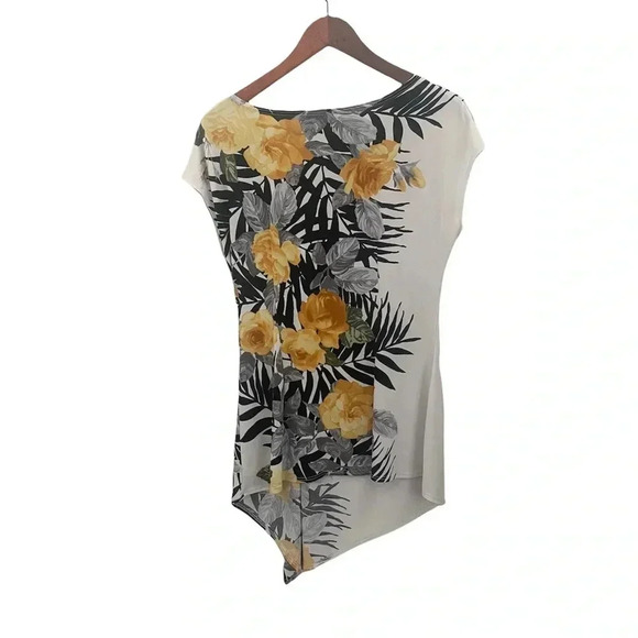 Midnight Velvet floral tunic top - Picture 5 of 5